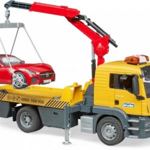 MAN TGS Takelwagen met Mercedes Roadster