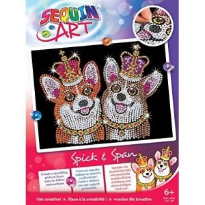 Sequin Art Red – Corgi-honden Spick & Span