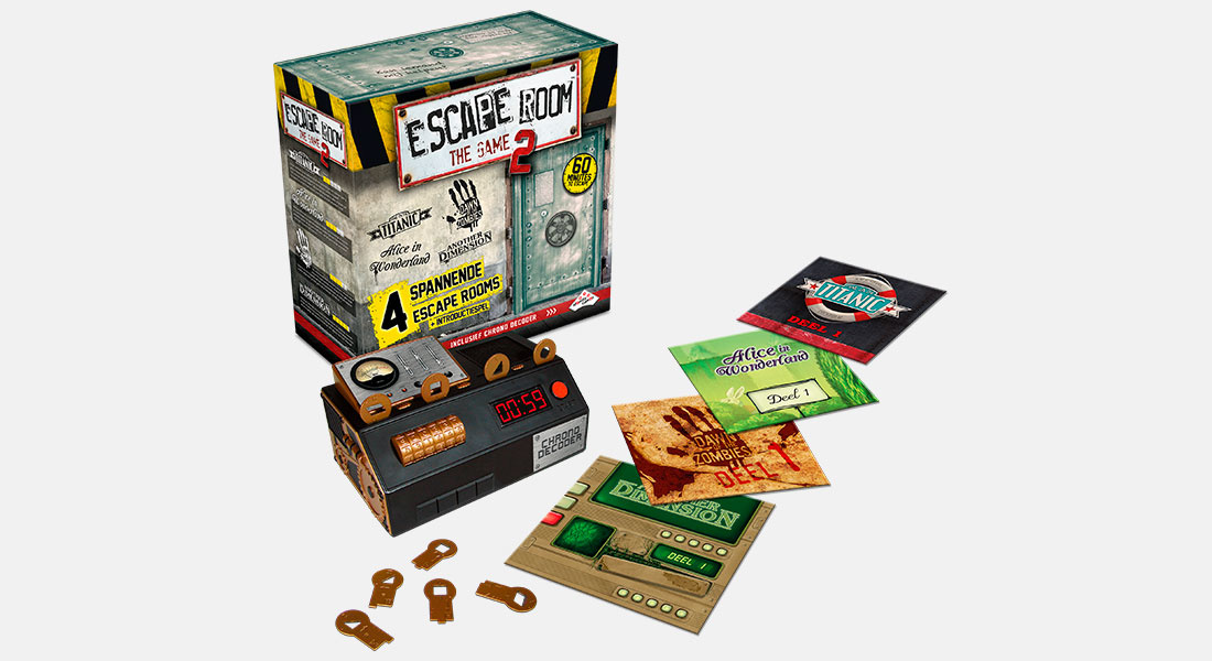 Escape Room The Game 2 - Basisspel met 4 uitbreidingen - Afbeelding 2