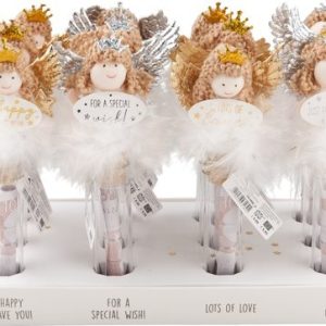 De Wensvervuller – Engel op glazen buisje