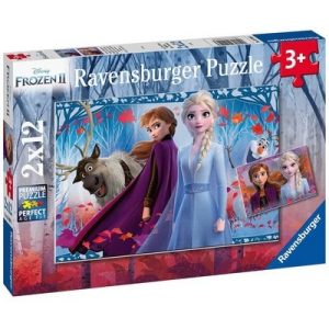 Puzzel (2x12stuks) – Disney Frozen 2 – Reis naar het onbekende