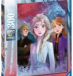 Puzzel (XXL) 300stuks – Disney Frozen 2 – Elsa, Anna en Kristoff