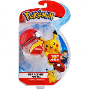 Pokémon Pop Action Poké Ball (Wave 4) – Pikachu + Poké Ball