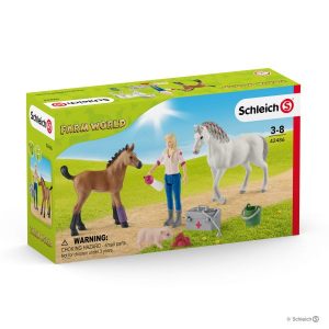 Schleich Horse Club – Dierenarts met merrie en veulen