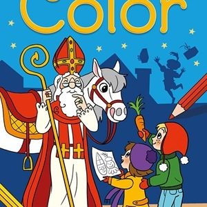 Sinterklaas – Color kleurblok (blauw)