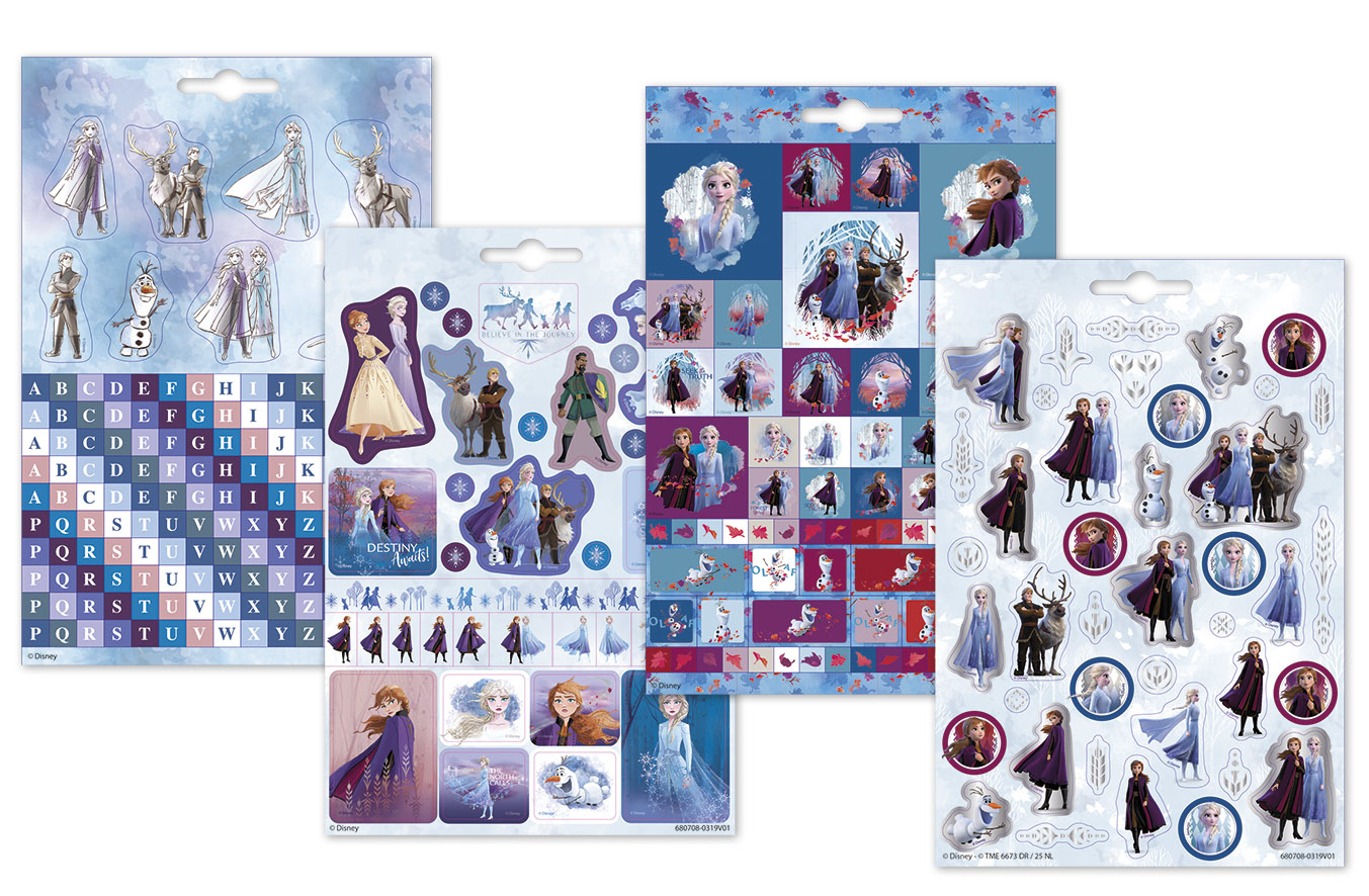 Disney Frozen 2 Stickerboek (4 vellen) - Afbeelding 2
