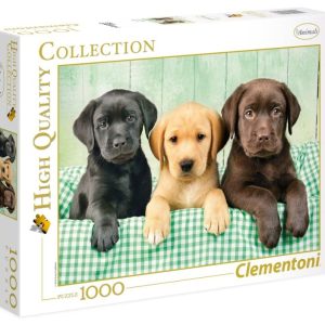 Puzzel  High Quality Collection – Three Labradors 1000 stuks