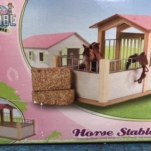 Paarden wasbox (15×17,5x12cm) – roze