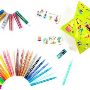 BIC Pinata Party (24 viltstiften Kid Couleur/2x lijmstift/6x glitterlijm)