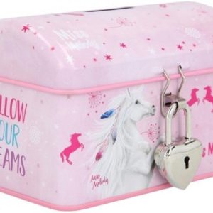 Miss Melody spaarpot, motief strand