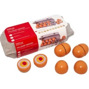 Snijset – Geheugenspel met 8 houten eieren