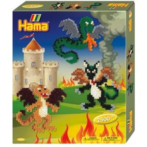 Hama Medium Gift Box (strijkkralenset) – Draken 2500stuks