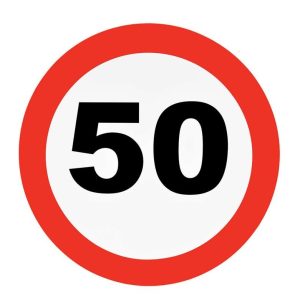 Wanddecoratie Traffic 50jaar