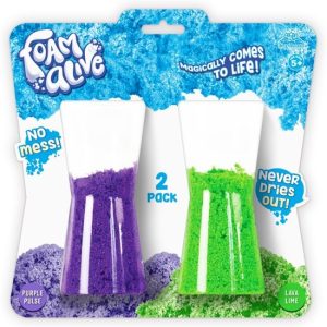 Foam Alive 2x50gr – groen en paars