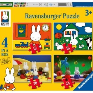 Puzzel 4-in-1 (12/16/20/24stuks) Nijntje – Nijntjes 65ste verjaardag