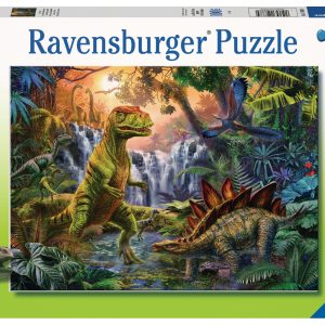 Puzzel (XXL) 100stuks – Oase van dinosauriërs