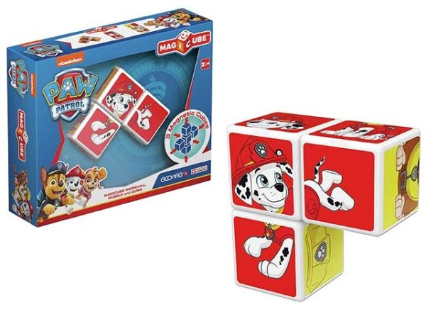 Geomag MagiCube - Paw Patrol Marshall, Rubble and Zuma (3-delig)