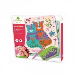 Stick & Fun – Poezen (5 diamant mozaïeken) 1500stuks