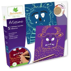Scratch Art – Monsters