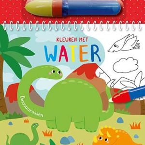 Kleuren met water – Dinosaurussen