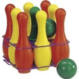 Rolly kegelspel Bowling – 11-delig (rood/geel)