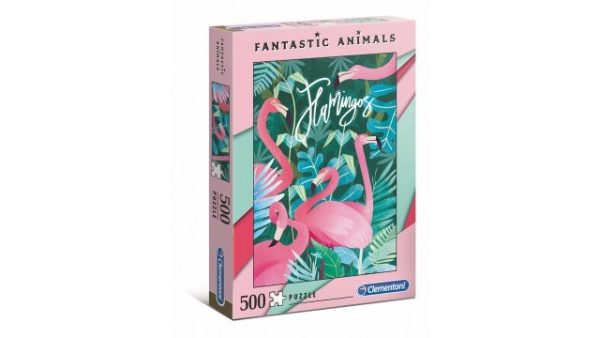 Puzzel (500stuks) Fantastic Animal - Flamingo