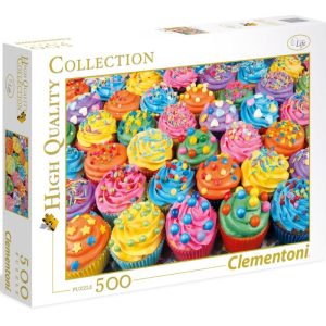 Puzzel High Quality Collection – Colorful Cupcakes 500 stuks