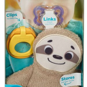 Fisher-Price Clipimals – Universele fopspeenhouder (bruin)
