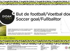 Voetbaldoel 300x205x120cm