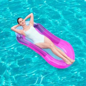 Lounge Aqua (160x84cm) met netbodem  – blauw OF roos