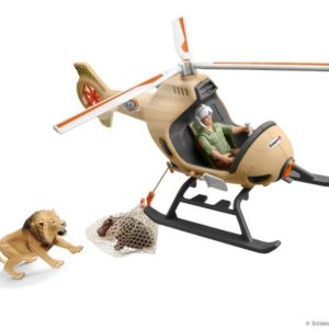 Schleich Wild Life – Reddingshelikopter voor dieren