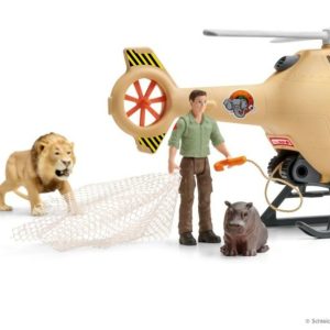 Schleich Wild Life – Reddingshelikopter voor dieren