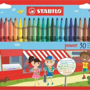 Stabilo Power viltstiften – Etui (karton) 30stuks