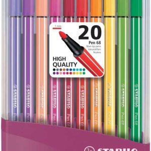 Stabilo Pen 68 ColorParade – Box 20stuks (pink/lila)