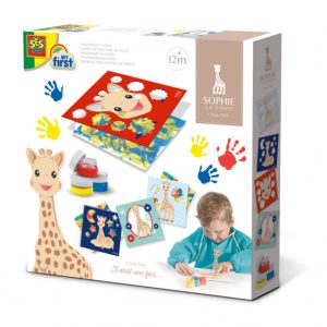 Vingerverf kaarten – Sophie la Girafe