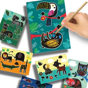 SES Creative Scratch art – Dieren