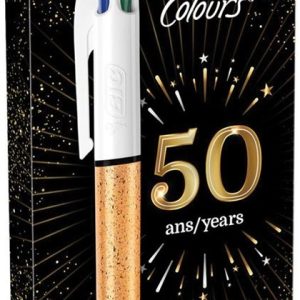 BIC 4-kleurenbalpen – 3stuks (2 x FROZEN + 1 x SHINE)