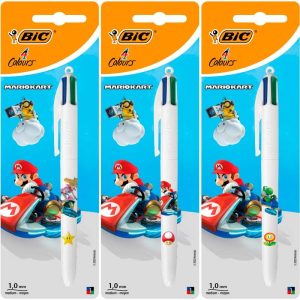 BIC 4-kleurenbalpen “MarioKart” – 1 exemplaar