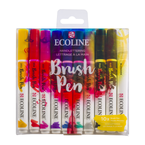 Talens Ecoline Brushpen HANDLETTERING – 10stuks