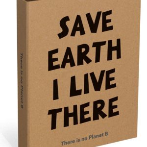 NO PLANET B – Ringband A4 met 2 ringen (blue)