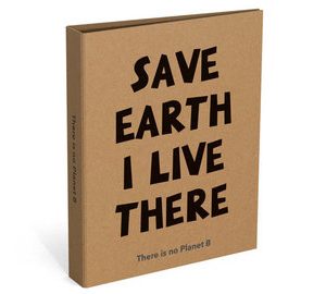 NO PLANET B – Ringband A4 met 2 ringen (brown)