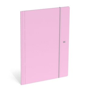 QC COLOUR – Elastomap folio, polyprop (pink)