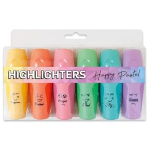 Highlighters happy pastel – 6stuks