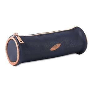 MIDNIGHT GOLD – Pennenzak (rond) 21cm (navy blue)