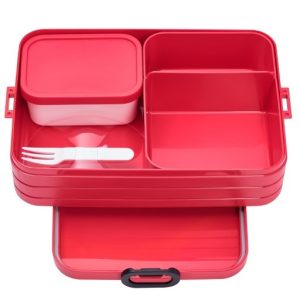 bento lunchbox take a break large – nordic red