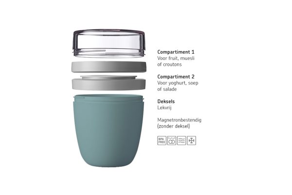 Lunchpot Ellipse mini - Nordic green - Afbeelding 2