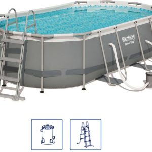 Power Steel Rectangular Pool Set (427x250x100cm)