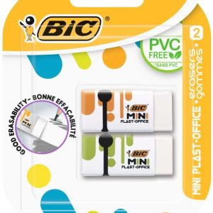 BIC Mini Plast-Office Gommen – 2stuks