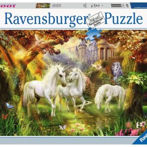 Puzzel (1000stuks) – Eenhoorns in de herfst