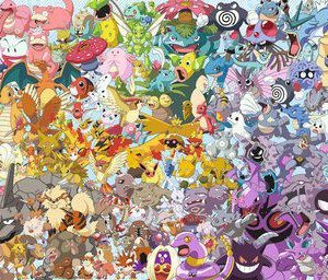 Puzzel (1000stuks) – Challenge Pokémon